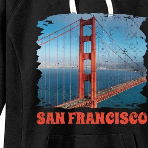 San Francisco Bridge Women's Fleece Hoodie