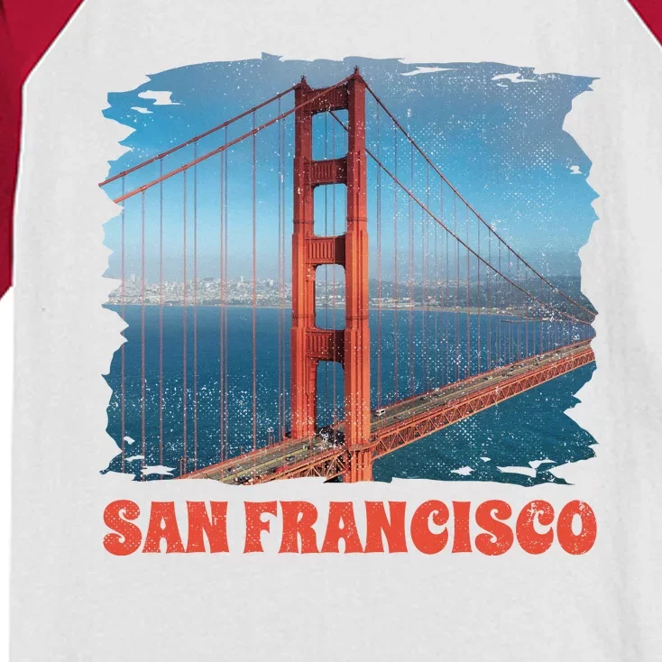 San Francisco Bridge Kids Colorblock Raglan Jersey