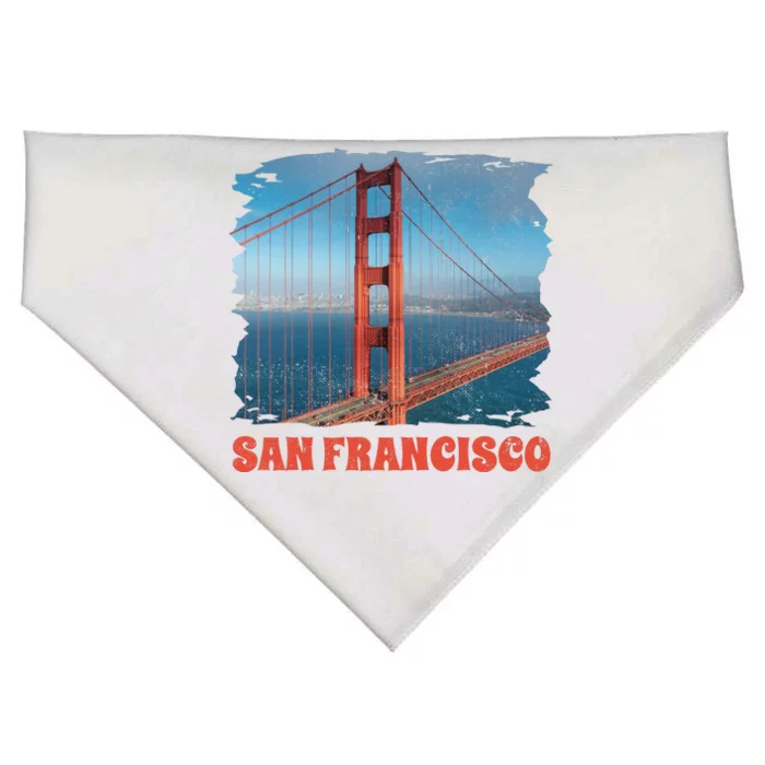 San Francisco Bridge USA-Made Doggie Bandana