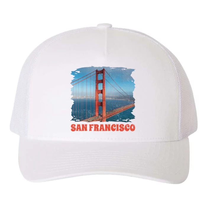 San Francisco Bridge Yupoong Adult 5-Panel Trucker Hat