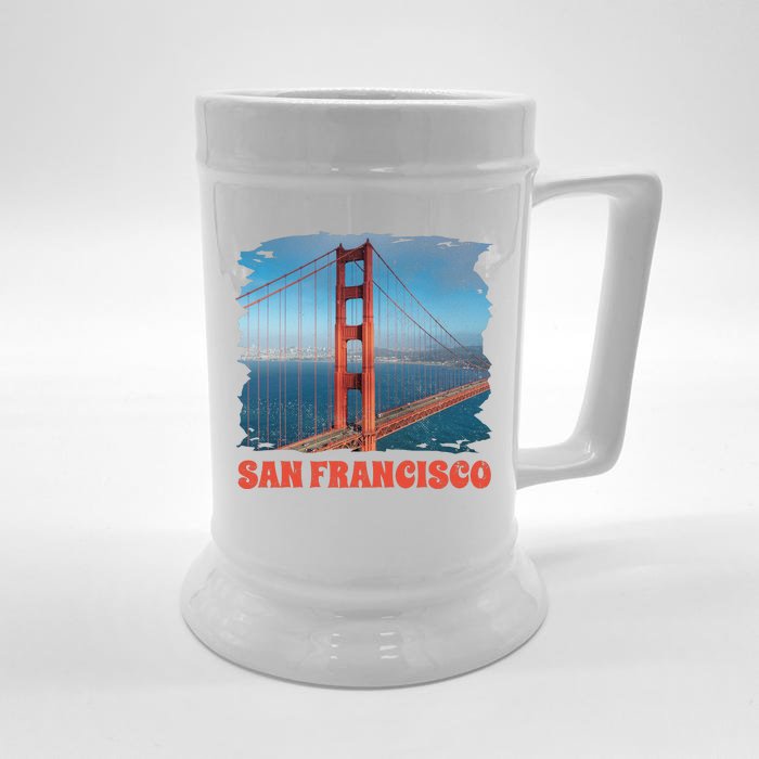 San Francisco Bridge Front & Back Beer Stein