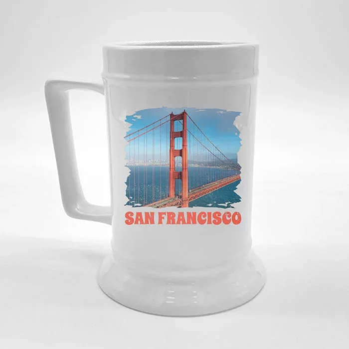 San Francisco Bridge Front & Back Beer Stein