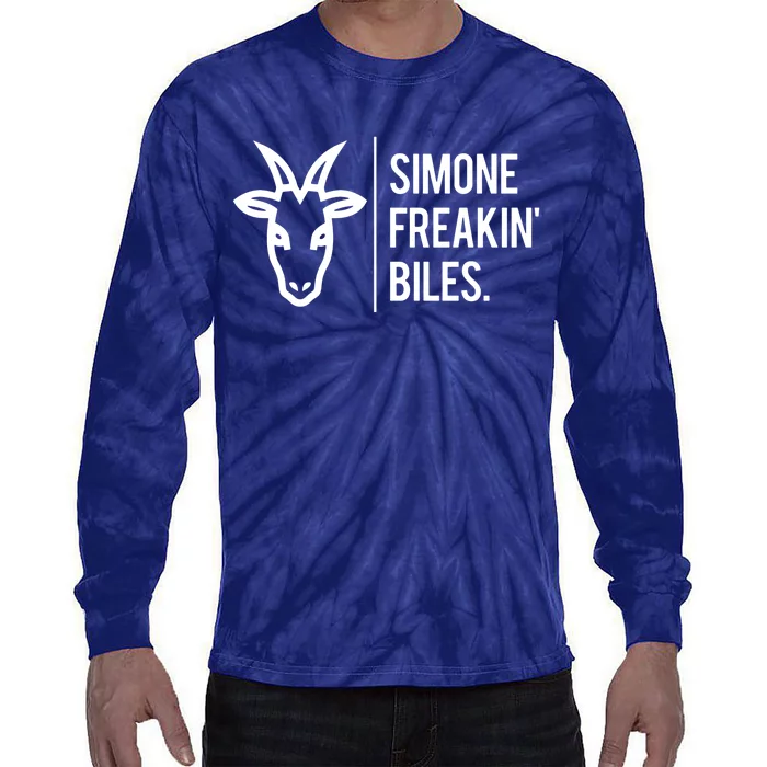 Simone Freakin Biles Tie-Dye Long Sleeve Shirt