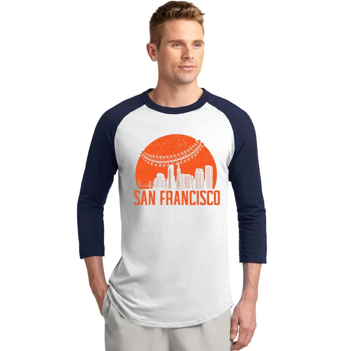 San Francisco Baseball Fan Baseball Sleeve Shirt