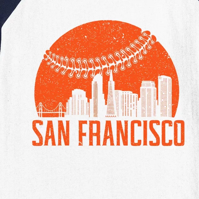 San Francisco Baseball Fan Baseball Sleeve Shirt