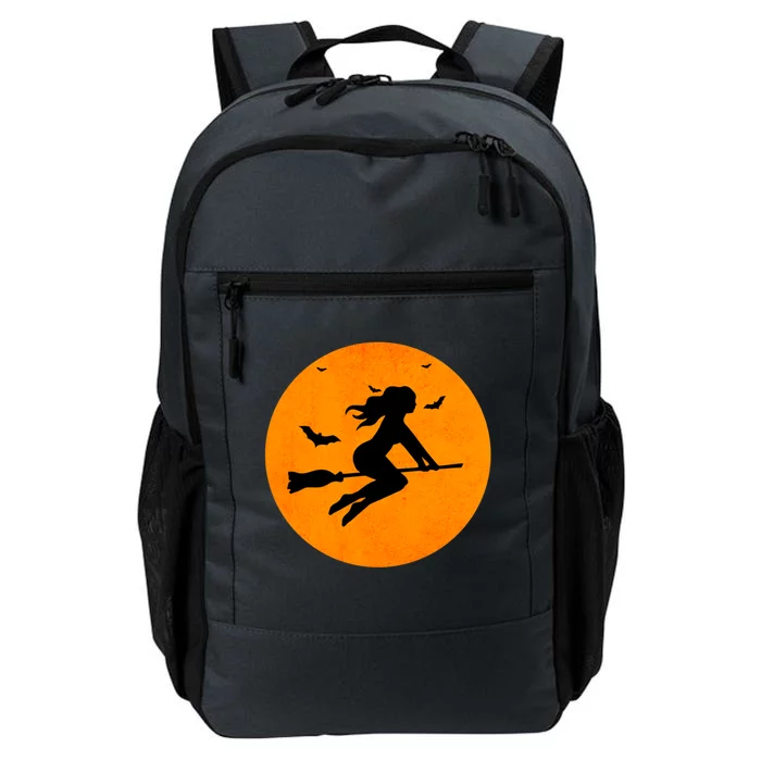 Simple Full Blood Moon Witch Bats Halloween Meaningful Gift Daily Commute Backpack