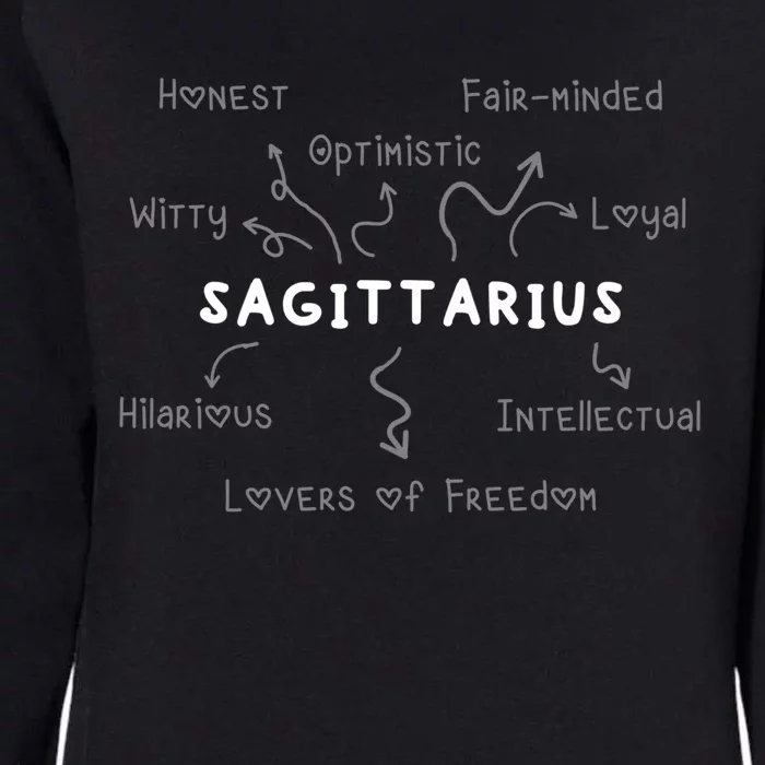 Sagittarius Facts Birthday Horoscope Astrology Zodiac Sign Gift Womens California Wash Sweatshirt