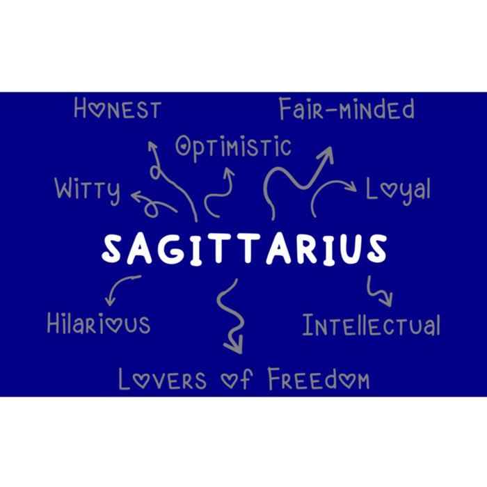 Sagittarius Facts Birthday Horoscope Astrology Zodiac Sign Gift Bumper Sticker