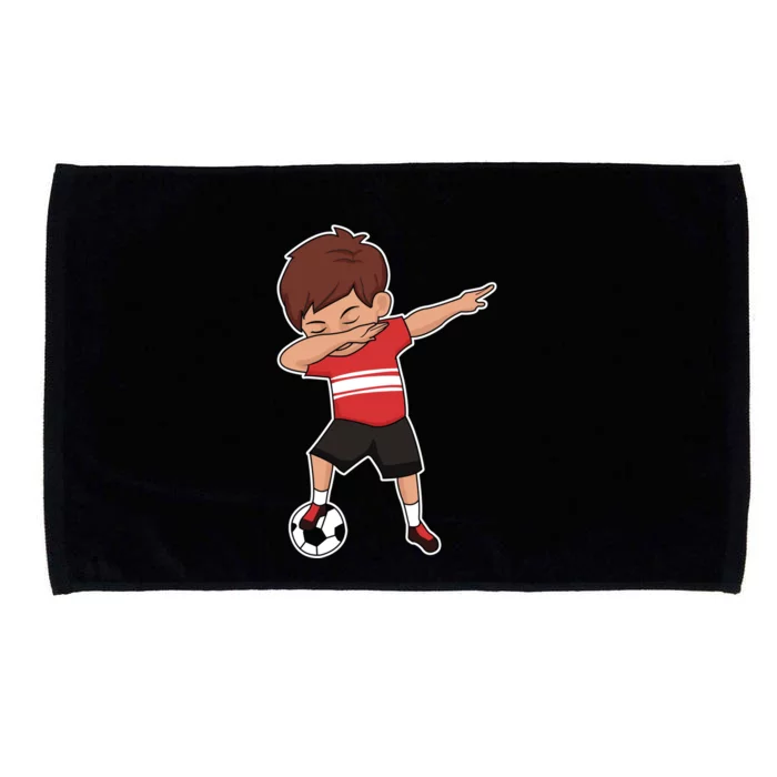 Soccer For Boy Dabbing Dab Gift Microfiber Hand Towel