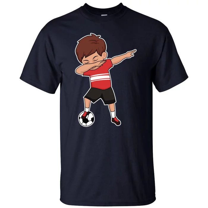 Soccer For Boy Dabbing Dab Gift Tall T-Shirt