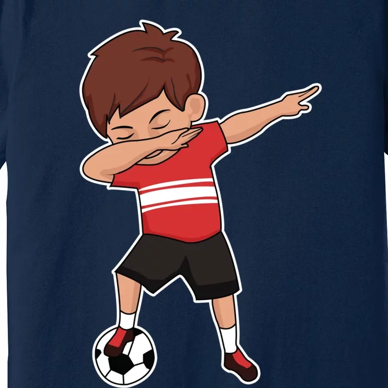 Soccer For Boy Dabbing Dab Gift Premium T-Shirt