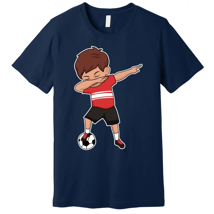 Soccer For Boy Dabbing Dab Gift Premium T-Shirt