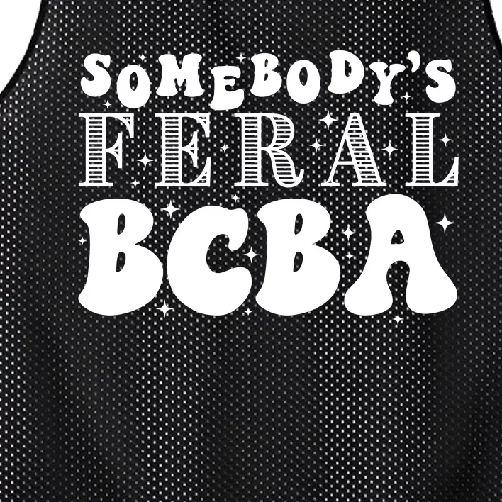 Somebody’S Feral Behavior Analyst Mesh Reversible Basketball Jersey Tank