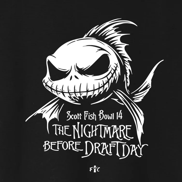 Scott Fish Bowl 14 The Nightmare Before Draftday Women's Crop Top Tee