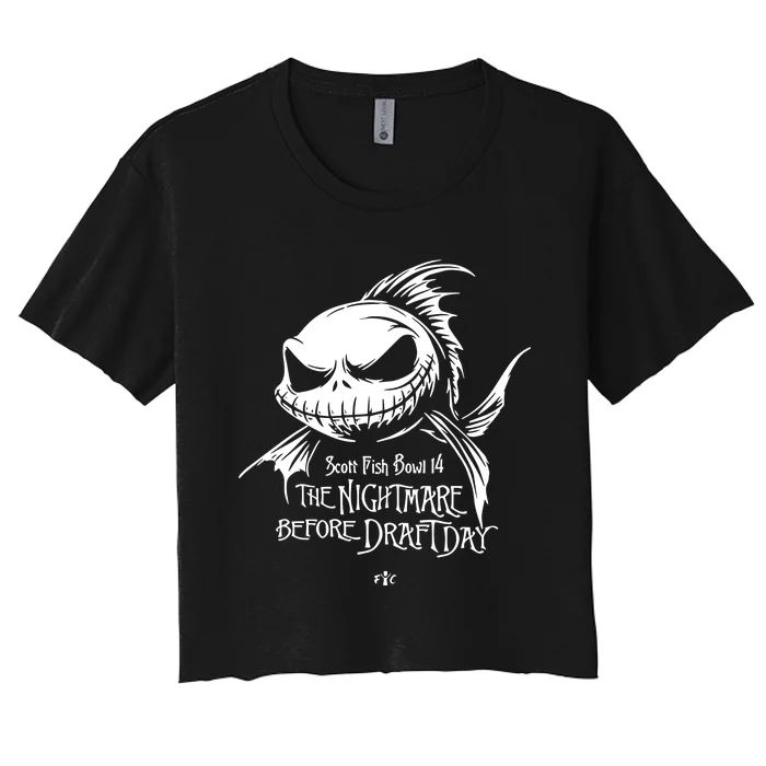 Scott Fish Bowl 14 The Nightmare Before Draftday Women's Crop Top Tee