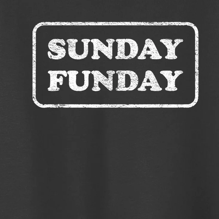 SUNDAY FUNDAY BRUNCH FOOTBALL SPORTS BBQ Toddler T-Shirt