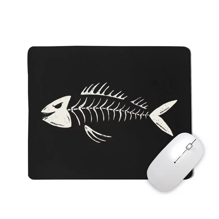 Skeleton Fish Bone Collectors Mousepad