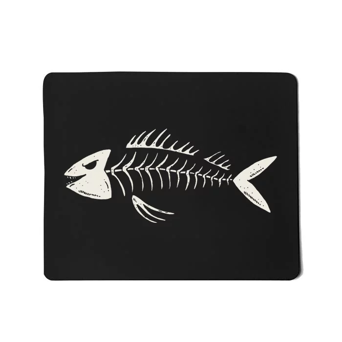 Skeleton Fish Bone Collectors Mousepad