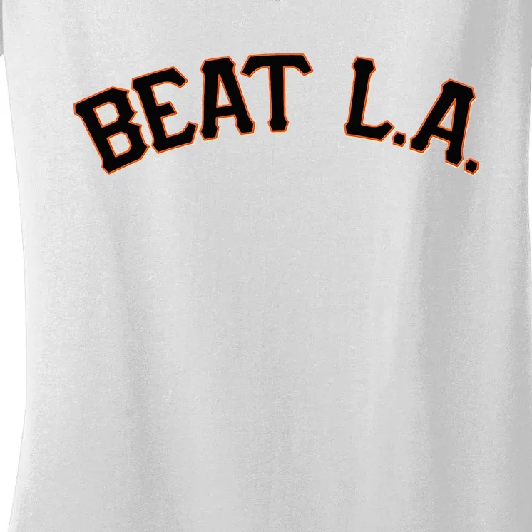 San Francisco Beat L.A. Women's V-Neck T-Shirt