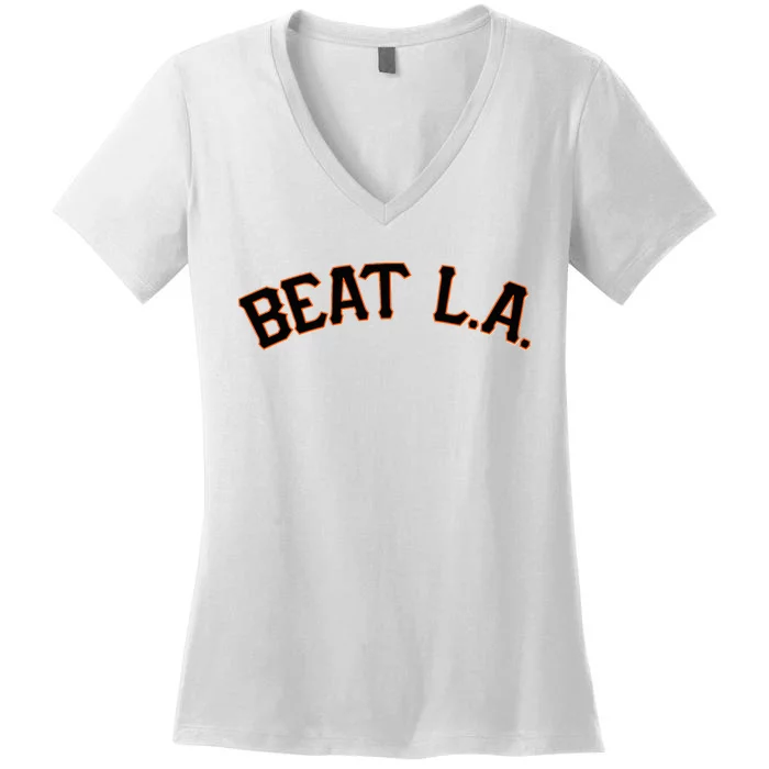 San Francisco Beat L.A. Women's V-Neck T-Shirt