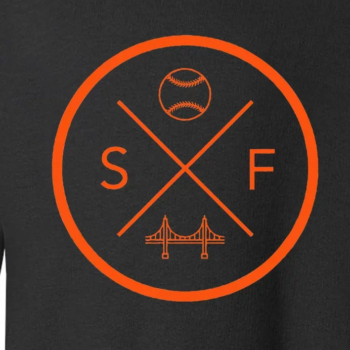 San Francisco Baseball Sf California Toddler Sweatshirt