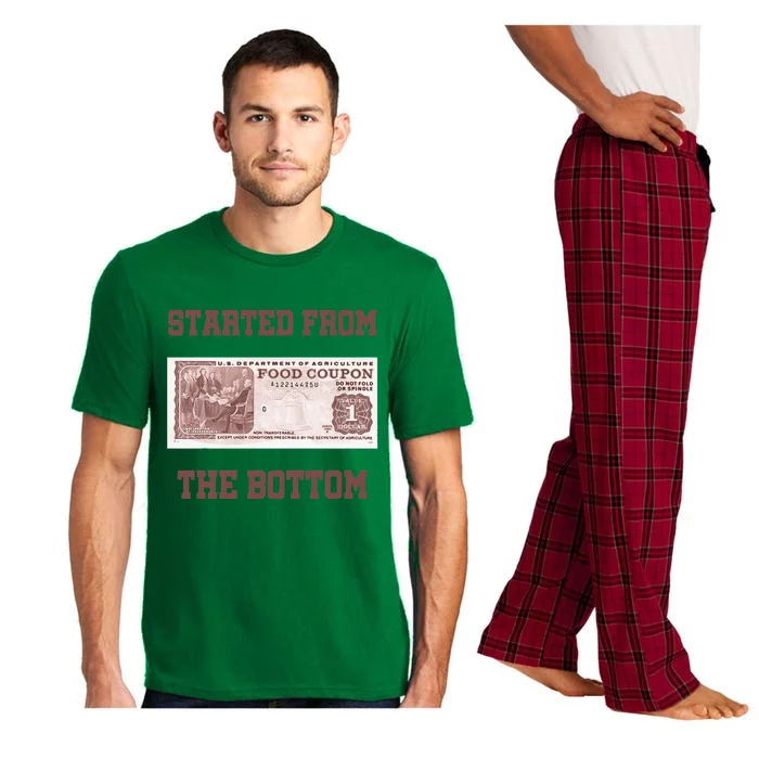 Started From Bottom Food Stamp Coupon Apparel Pajama Set