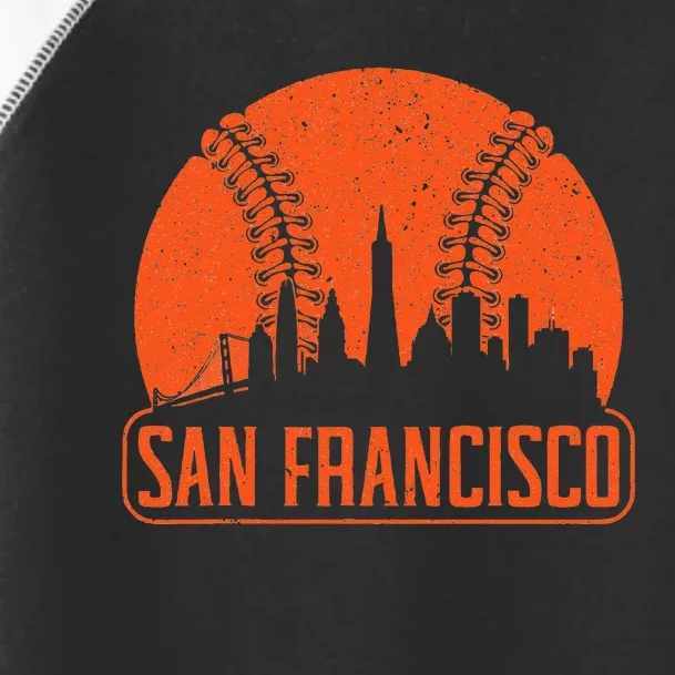 San Francisco Baseball Fan Toddler Fine Jersey T-Shirt