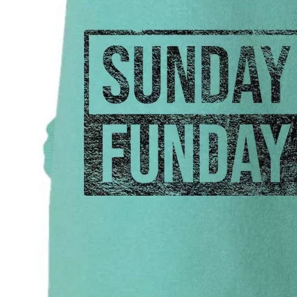 Sunday Funday Brunch Football Sports Bbq Church Doggie 3-End Fleece Hoodie