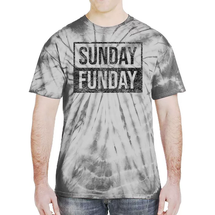 Sunday Funday Brunch Football Sports Bbq Church Tie-Dye T-Shirt