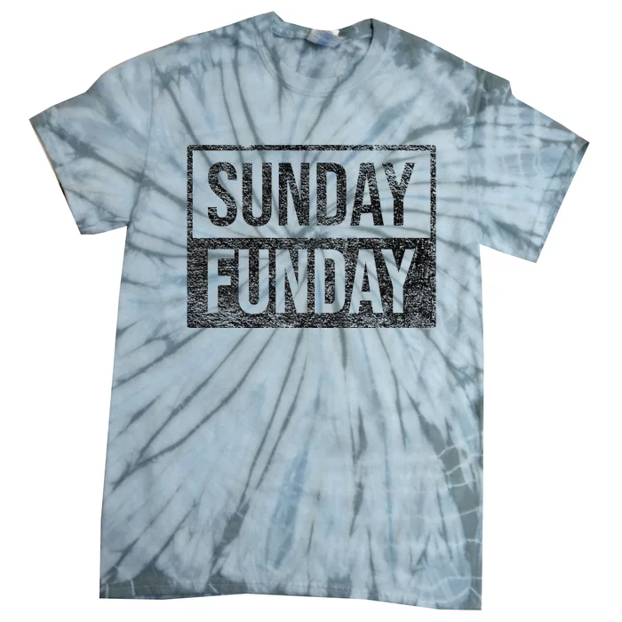 Sunday Funday Brunch Football Sports Bbq Church Tie-Dye T-Shirt