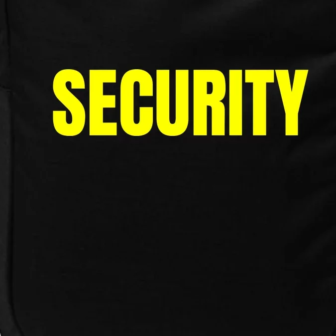 Security Front & Back Print Staff Event Uniform Bouncer Front & Back Impact Tech Backpack