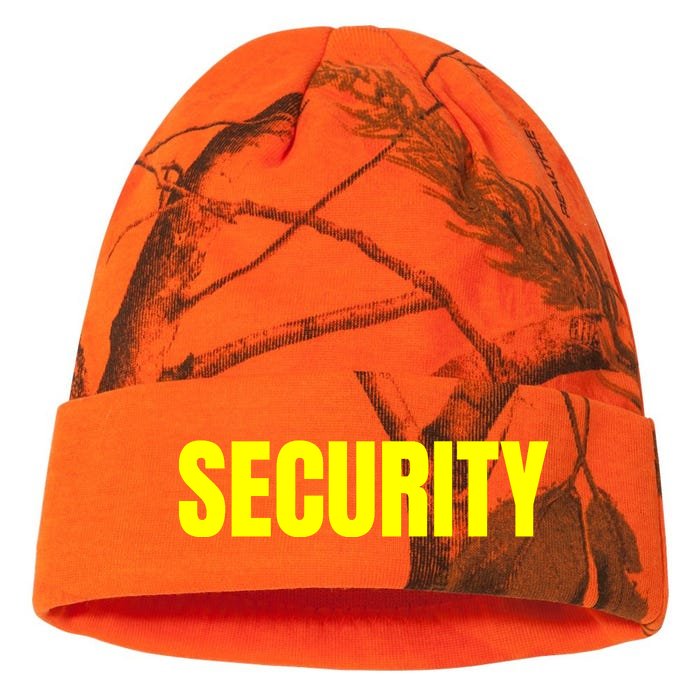 Security Front & Back Print Staff Event Uniform Bouncer Front & Back Kati - 12in Camo Beanie