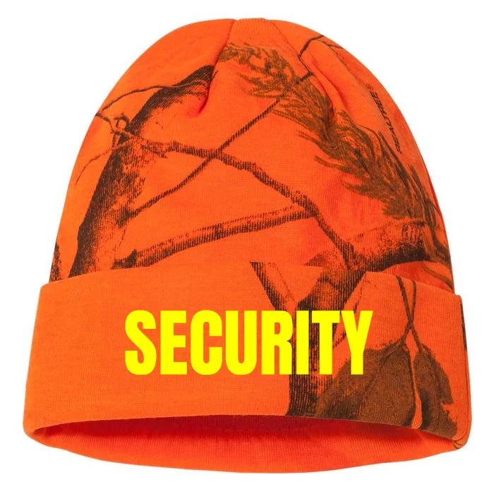 Security Front & Back Print Staff Event Uniform Bouncer Front & Back Kati - 12in Camo Beanie