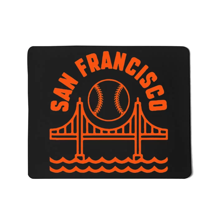 San Francisco Baseball SF California Mousepad