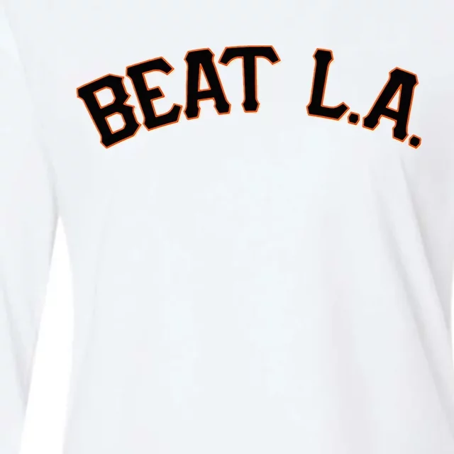 San Francisco Beat L.A. Womens Cotton Relaxed Long Sleeve T-Shirt