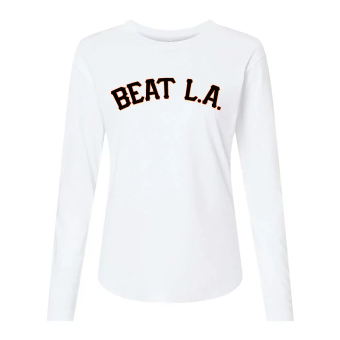 San Francisco Beat L.A. Womens Cotton Relaxed Long Sleeve T-Shirt