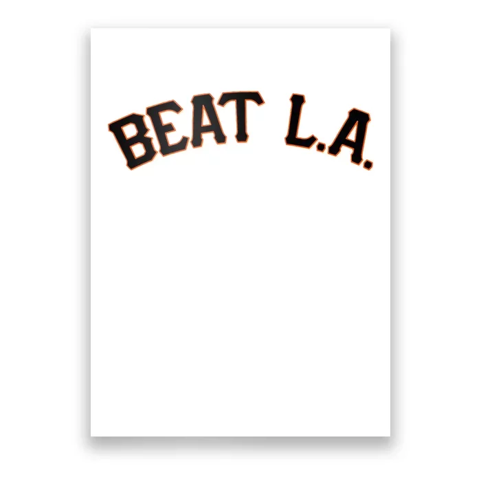 San Francisco Beat L.A. Poster