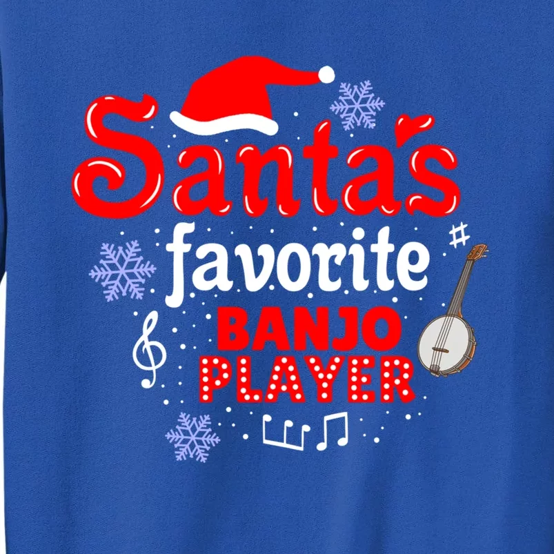 Santas Favorite Banjo Player Christmas Gift Sweatshirt