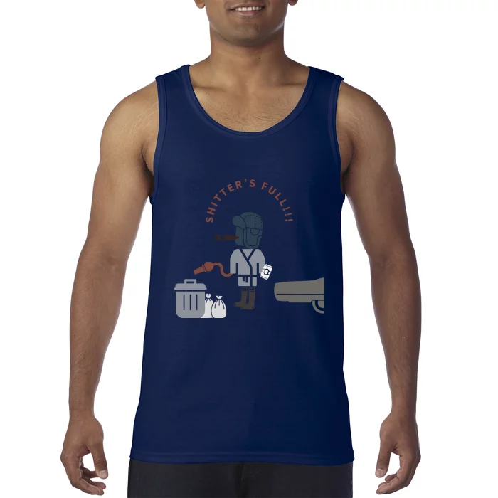 Shitter’s Full!!! Cousin Eddie Tank Top