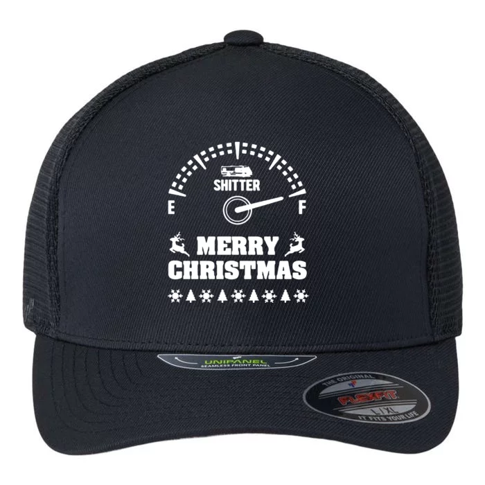 Shitters Full Christmas Flexfit Unipanel Trucker Cap