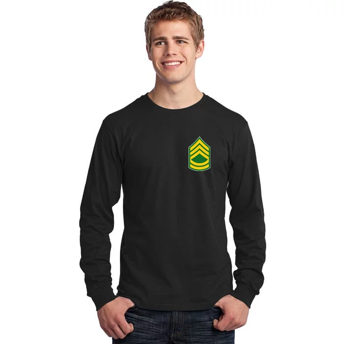 Sergeant First Class Military Badge Tall Long Sleeve T-Shirt