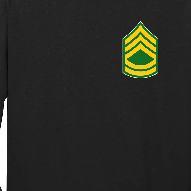 Sergeant First Class Military Badge Tall Long Sleeve T-Shirt