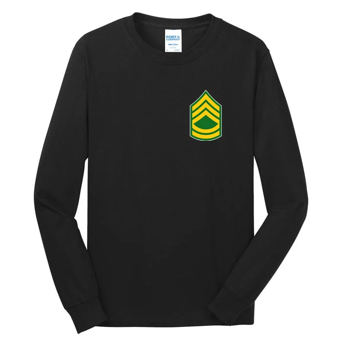 Sergeant First Class Military Badge Tall Long Sleeve T-Shirt