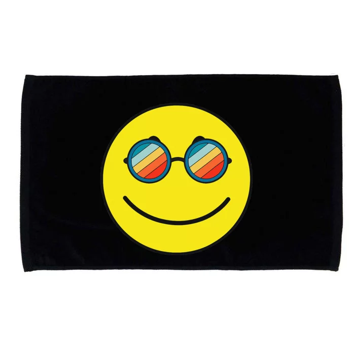 Smiling Face Costume Happy Cute Smile Trendy Microfiber Hand Towel