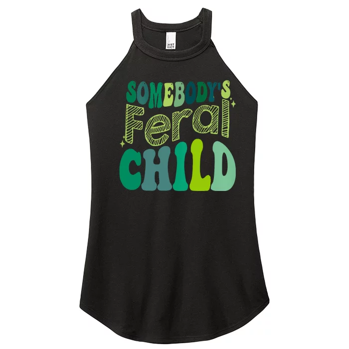 Somebodys Feral Child Women’s Perfect Tri Rocker Tank