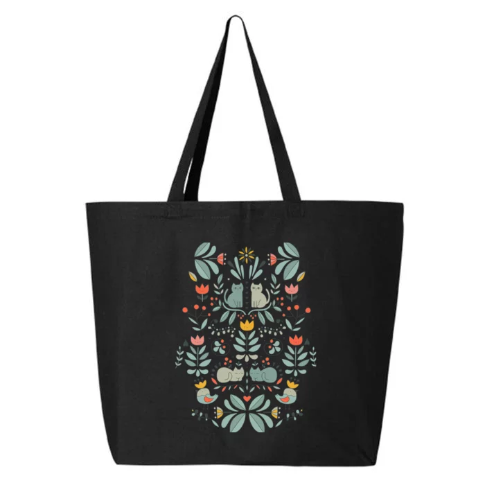 Swedish Folk Cats 25L Jumbo Tote