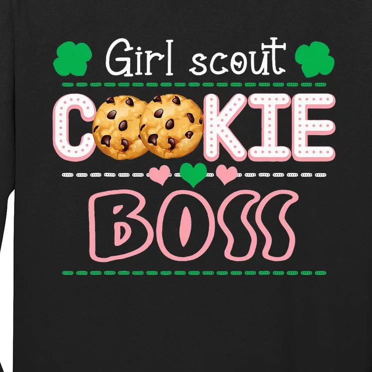 Scout For Cookie Boss Funny Scouting Family Matching Long Sleeve Shirt