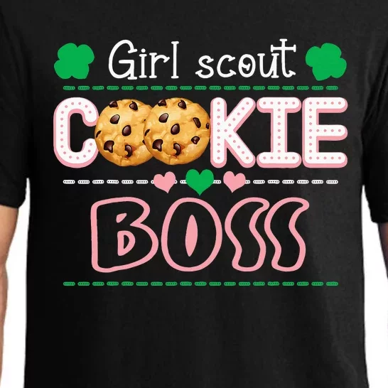 Scout For Cookie Boss Funny Scouting Family Matching Pajama Set