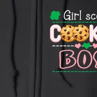 Scout For Cookie Boss Funny Scouting Family Matching Full Zip Hoodie