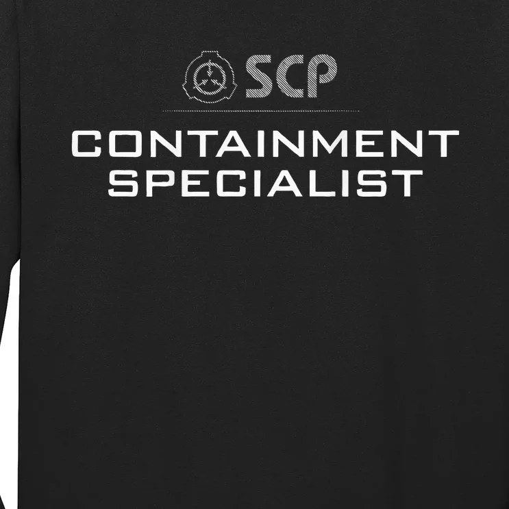 Scp Foundation Containment Specialist Design Long Sleeve Shirt